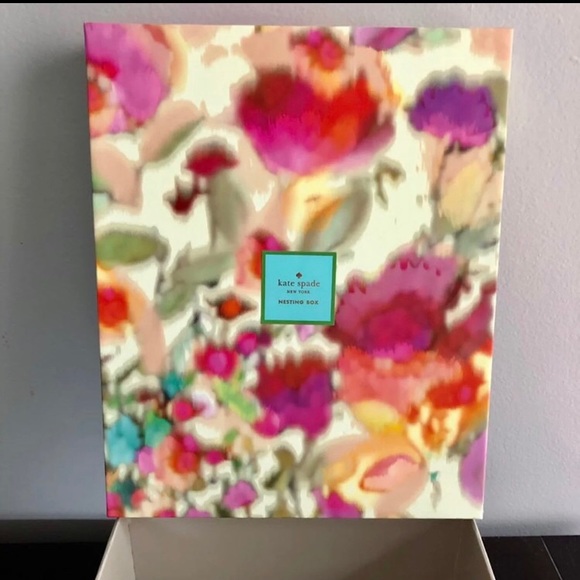 kate spade Other - Kate Spade Colorful Giverny Storage Box! medium